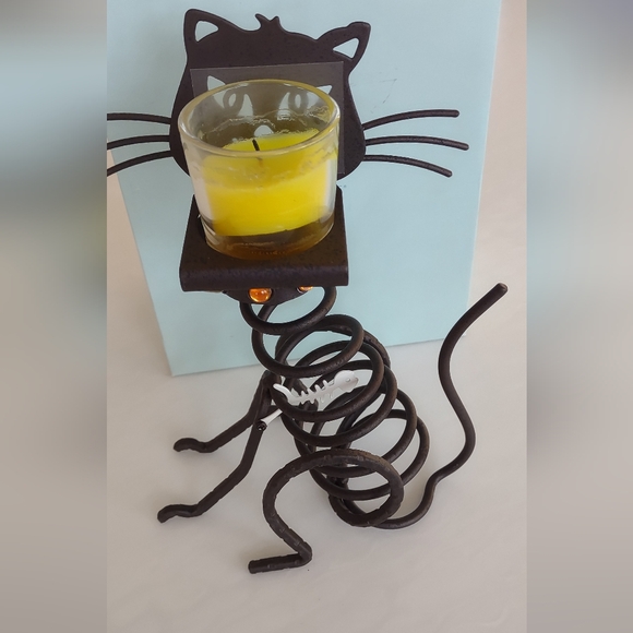 Partylite Stones Candle Holder Felix Le Chat - Picture 5 of 5